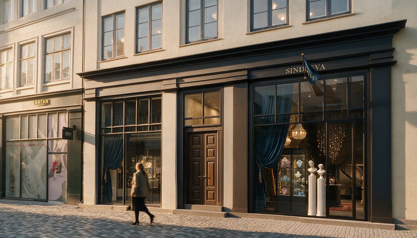 SINDLEVAs facade på Købmagergade 7